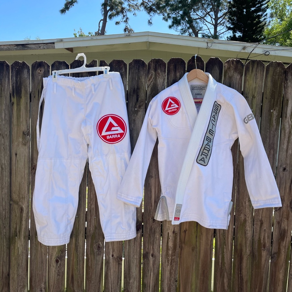 Gracie Barra Jiu Jitsu Gi Set A1 Unisex Youth